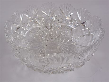 American Cut Crystal Bowl