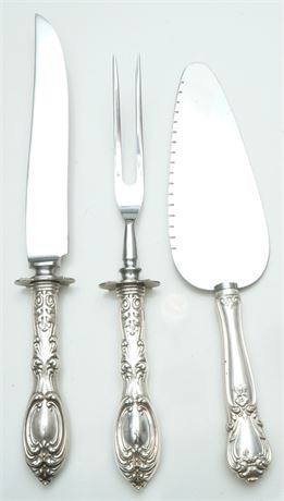 Three Sterling Handled Serving Items