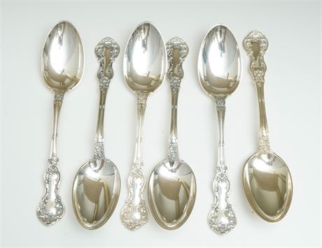 Six Gorham Sterling Silver Spoons