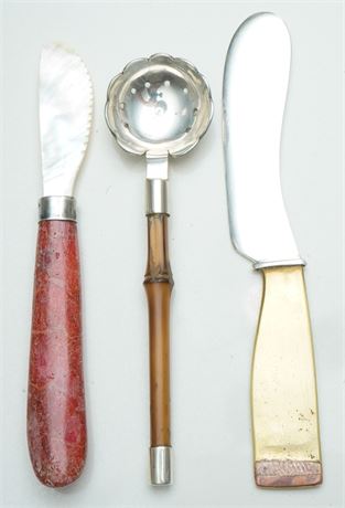 Three Contemporary Design Serving Items