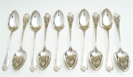 Set of 12 Sterling Silver Spoons