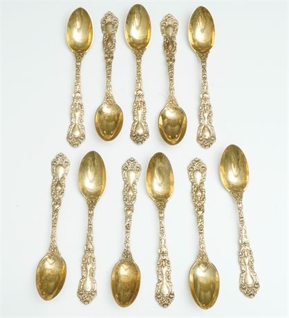 Eleven GORHAM Imperial Chrysanthemum Spoons