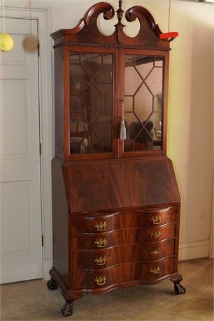 Georgian Style Mahogany Secretary