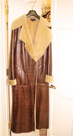 ESCADA Ladies Shearling Leather Coat