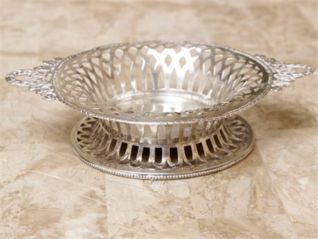 Small English Sterling Basket