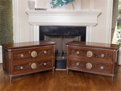 Pair of French Style Commodes