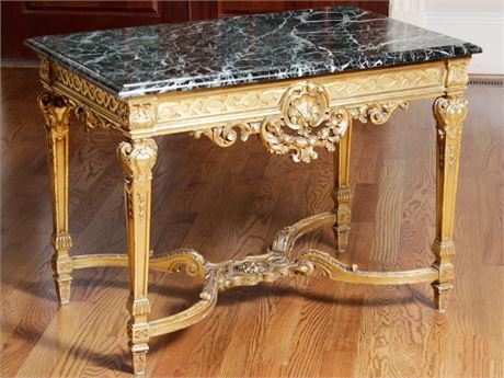 Louis XIV Style Giltwood Sidetable