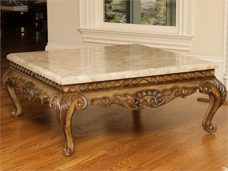 Marble Top Coffee Table