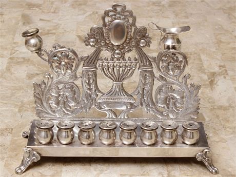 Judaica, Sterling Menorah