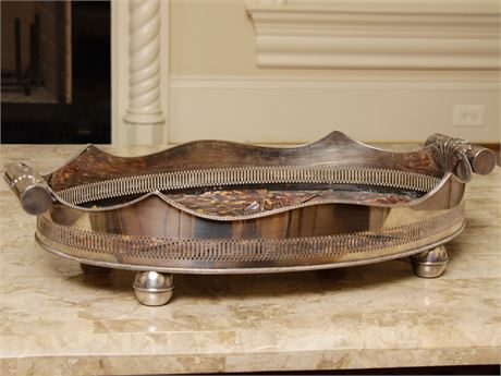 20th c Silverplate Serving Tray