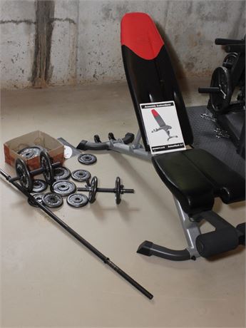 Group A Lot Of Exercise Equipment