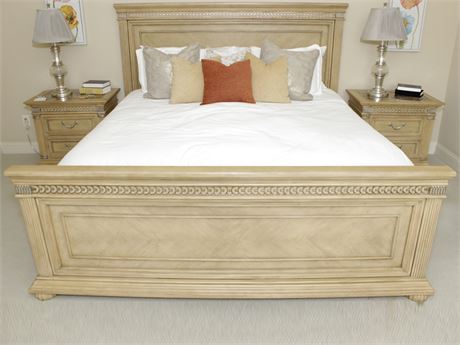 Tuscan Style King-Size Bed