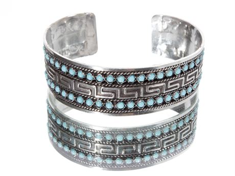 Native American Turquoise an Silver Braclet