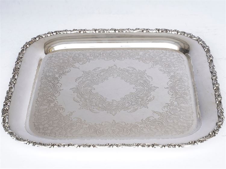 Wilcox - Silverplated serving tray