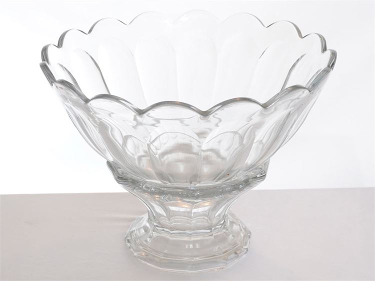 HEISEY Glass Colonial Punch Bowl