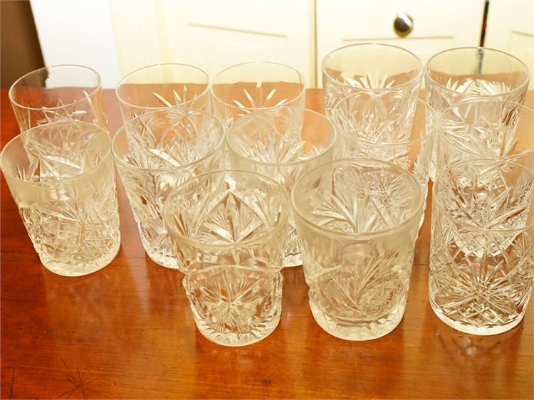 Eleven Cut Crystal Tumblers