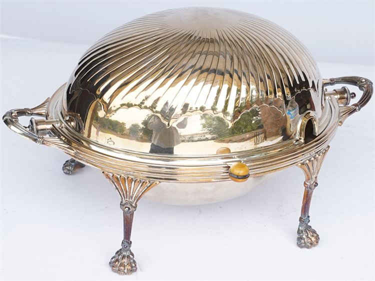 Walkers-Hall Sheffield - Silver plated Domed Server