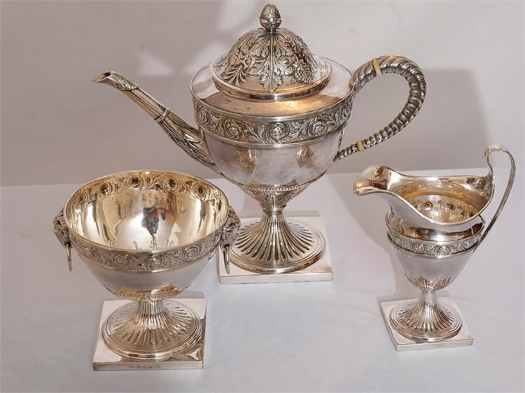 William & Patrick Cunningham Sterling Coffee Service