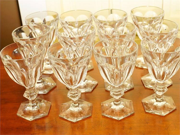 Set of 13 BACCARAT Water Goblets