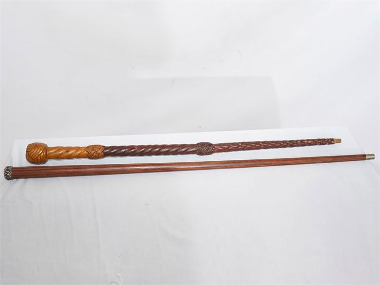 Two Wooden Canes