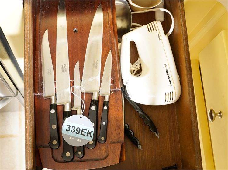 Set of SABATIER Kitchen Knives