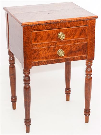 19 C Burlwood Work Table