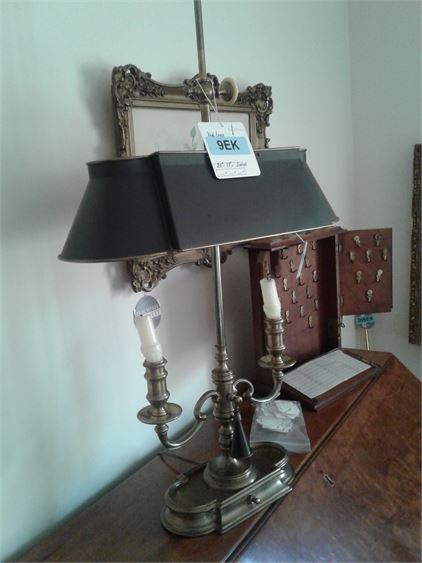 Neoclassical Brass Bouillotte Lamp