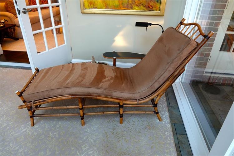 PIERCE MARTIN Bamboo Chaise Longue