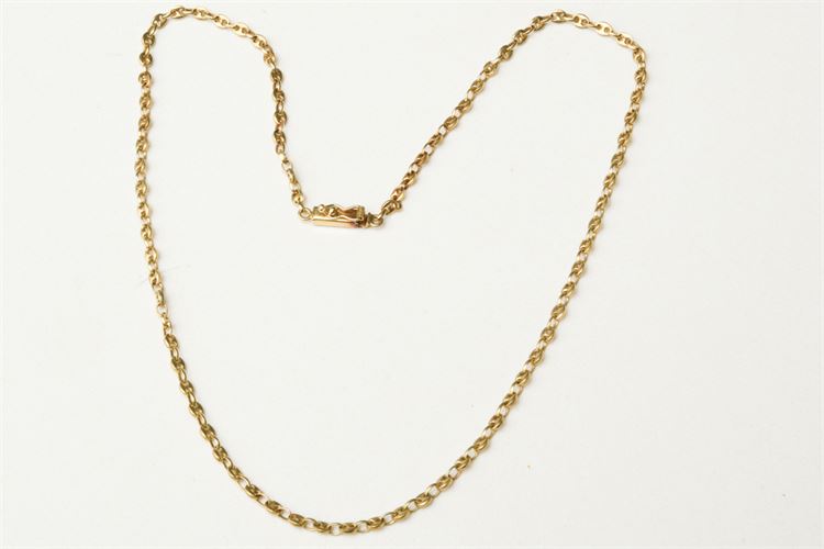 14K Gold chain necklace