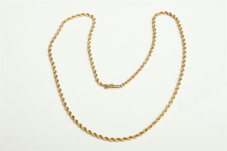 14K Gold Chain Necklace