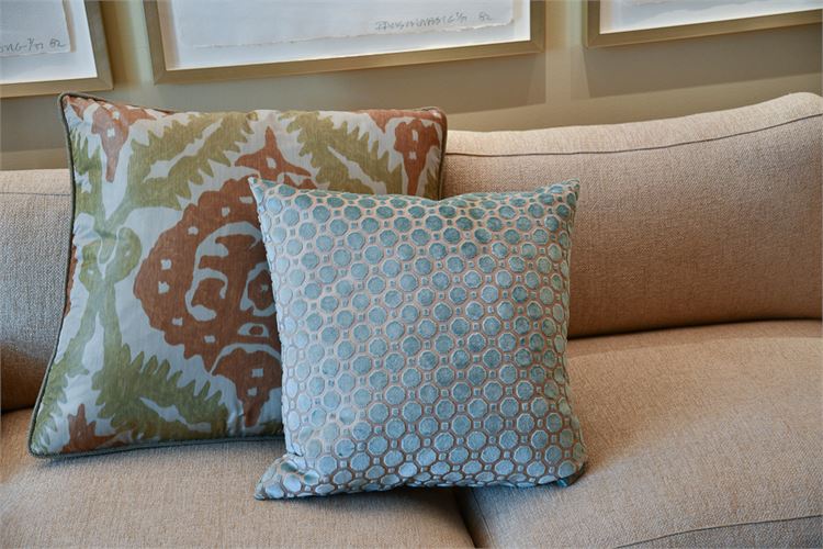 Two Throw Pillows