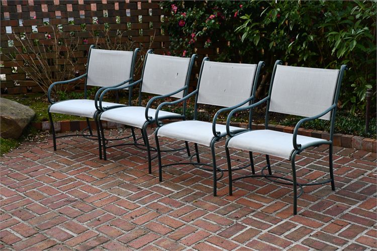 Four (4) Brown Jordan Patio Chairs