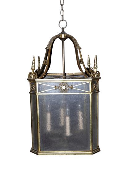 Regency Style Bronze Lantern