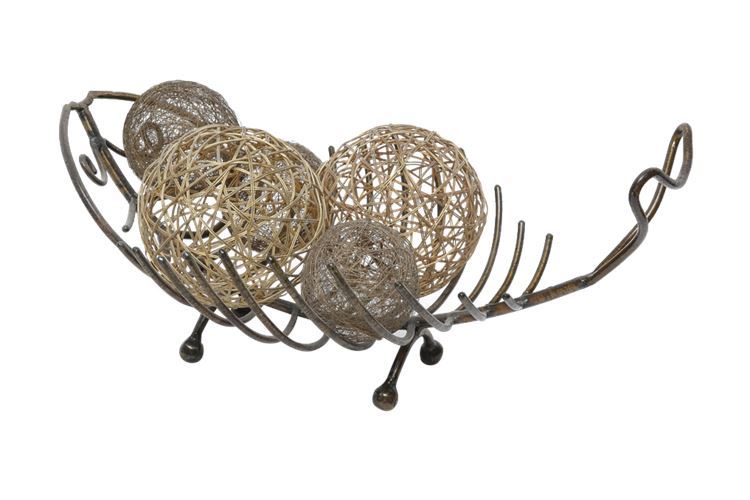 Decorative Metalwork Basket