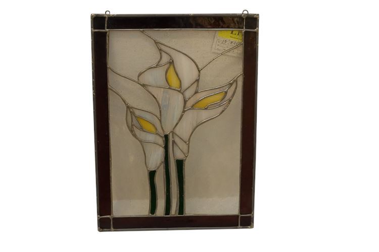 "Calla Lily" Stained Glass Window