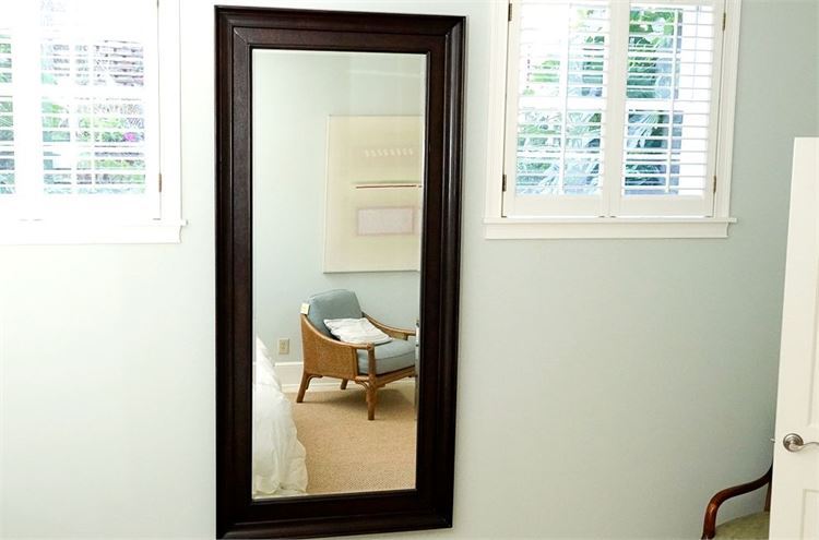 Wooden Framed Wall Mirror