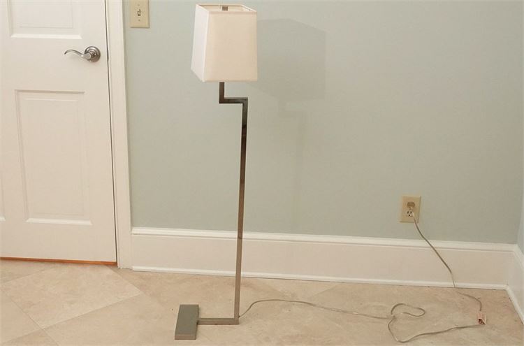 Robert Abbey Brushed Steel Floor Lamp