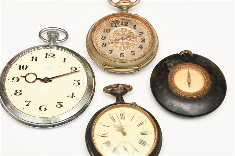 Four Large Pocket Watches