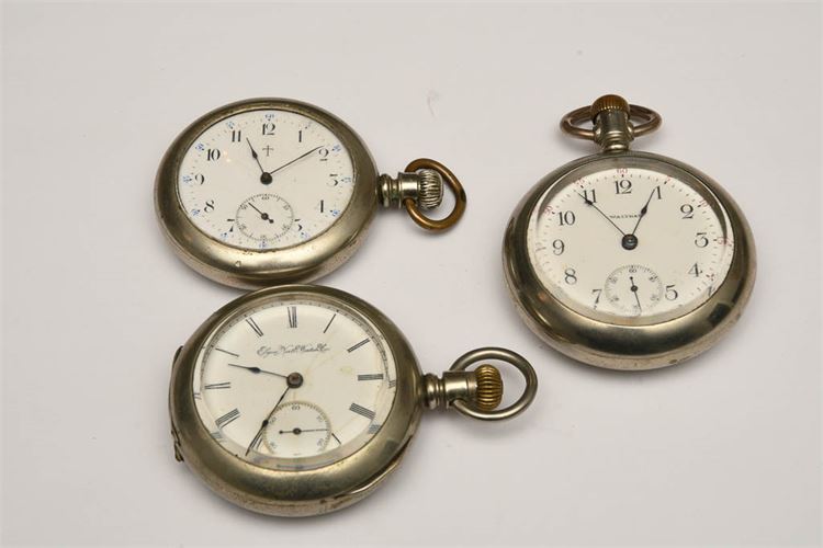 Lot of Three (3)  Pocket Watches