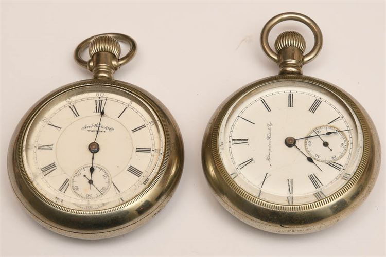 Two Open Face Pocket Watches