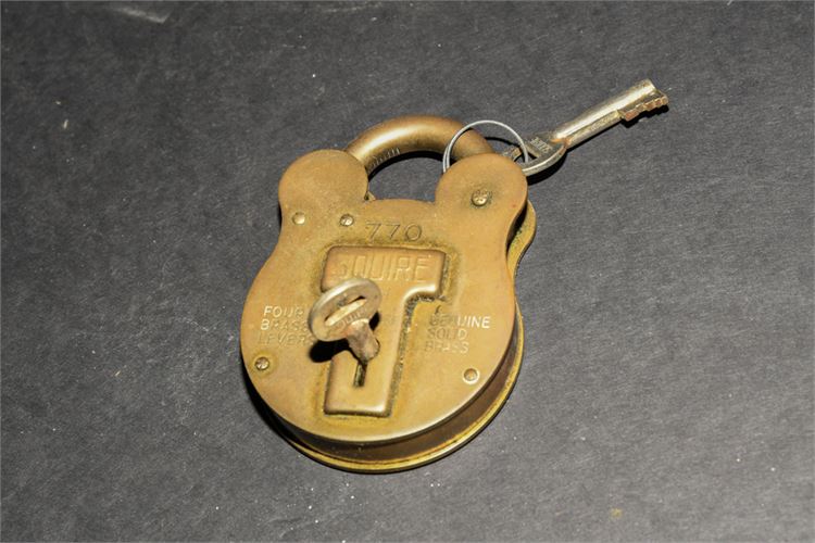 SQUIRE Brass Admiralty Lock