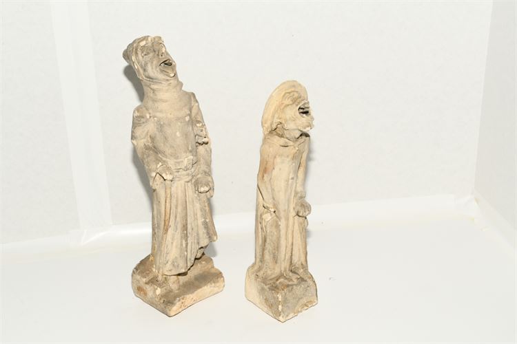 Two Chalk Monasteries Figures