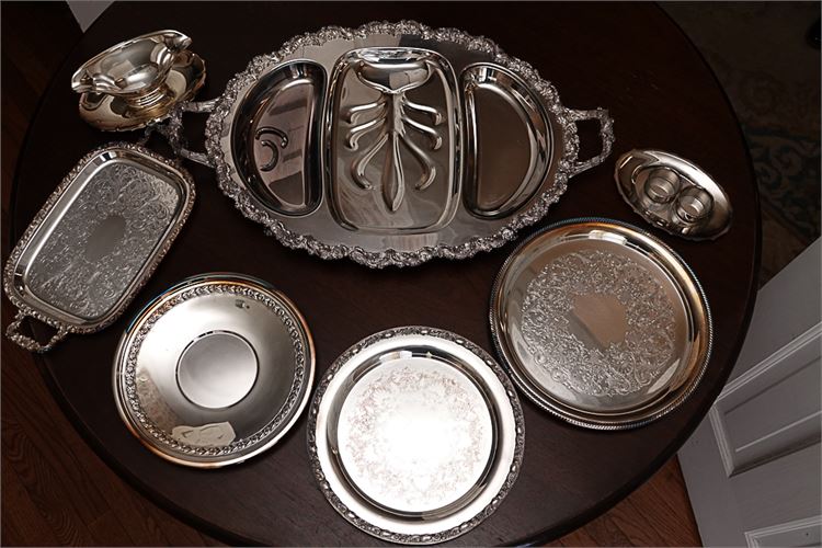 Group Lot of Silver Plate