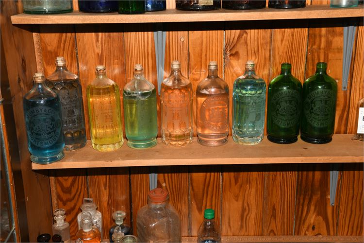 Group Lot of Seltzer Bottles