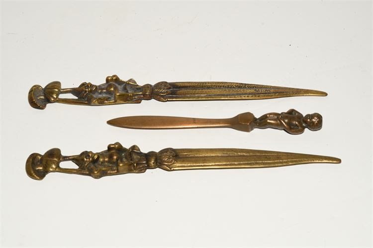 Three Figural Letter Openers