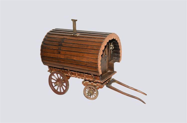 Miniature Vardo or Romani Wagon Model