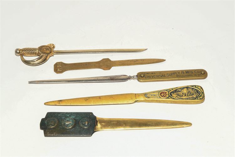 Group of Letter Openers