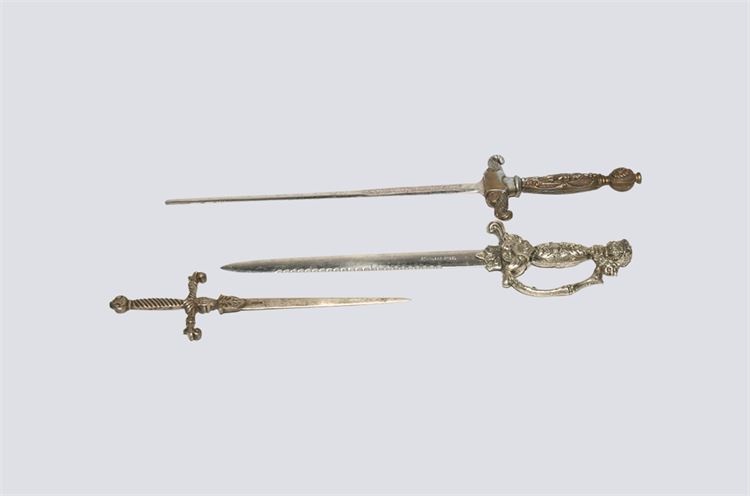 Three Sword Form Letter Openers