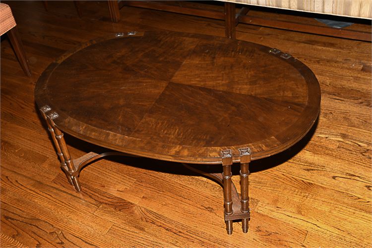 HERITAGE "Grand Tour" Oval Coffee Table