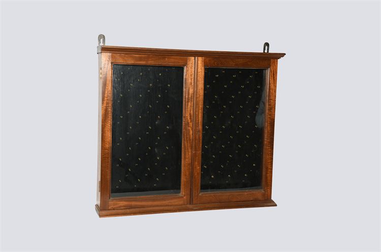 Hanging Oak Collectors Cabinet